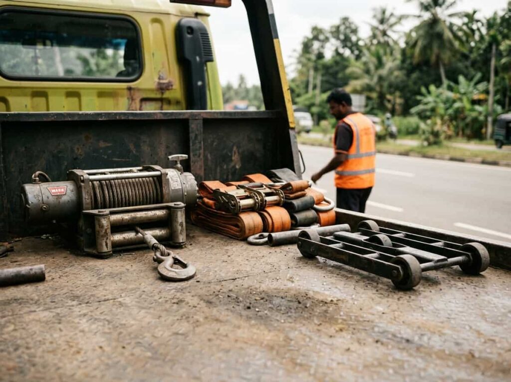 Recovery operator at work